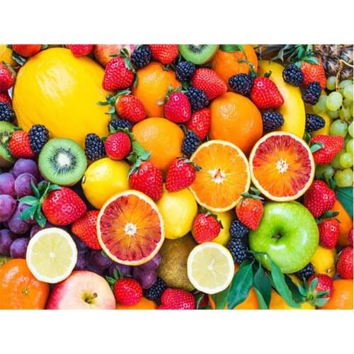 Fruit Diy Cross Stitch Embroidery 11ct Kits Dropshipping DIY Cross Stitch 11CT Embroidery Kits Design