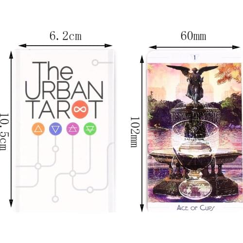 Tarot Board Game Toys Oracle Rider Waite Divination Prophet Prophecy Card Poker Gift Prediction Oracle Altar Cloth