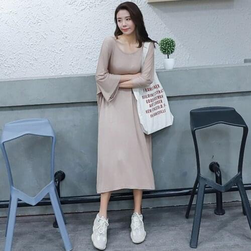 New Sexy Nightgowns Women Sleep Casual Loose Modal Cotton Nightwear Nightshirt Female Long Dress 90 Kg Wear Home Clothes