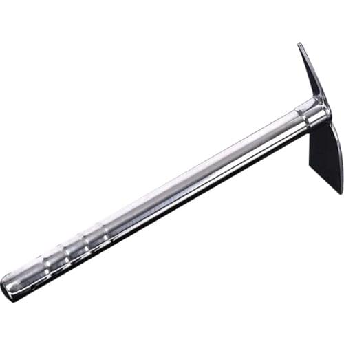 15 inch Stainless Steel Garden Hoe Pick Multipurpose Hand Tool Digging Weeding Seeding Turning Soil Mining Tools