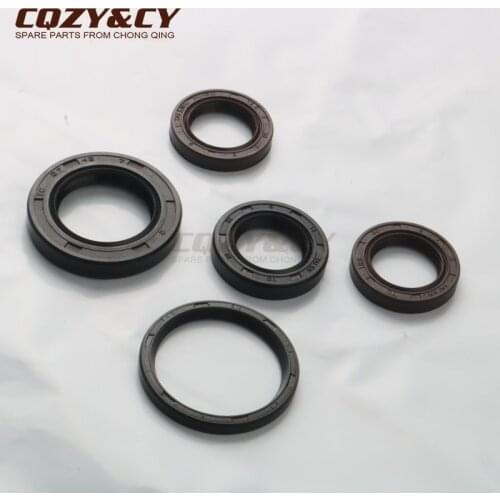 5PC Oil Seal for GY6 125cc 150cc 152QMI 157QMJ ATV Scooter 4 stroke