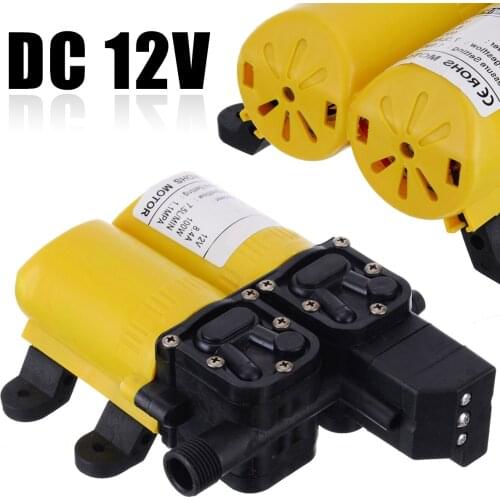 Agricultural Electric Water Pump DC 12V 80W Auto High Pressure Diaphragm Water Pump Motor Water Circulation