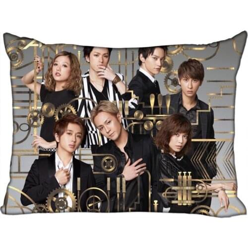 Shunqian Custom Pillowcase AAA rectangle Zipper Pillow Throw Pillow Case Cover 45x35cm(One Side) Printed decorative pillowcase
