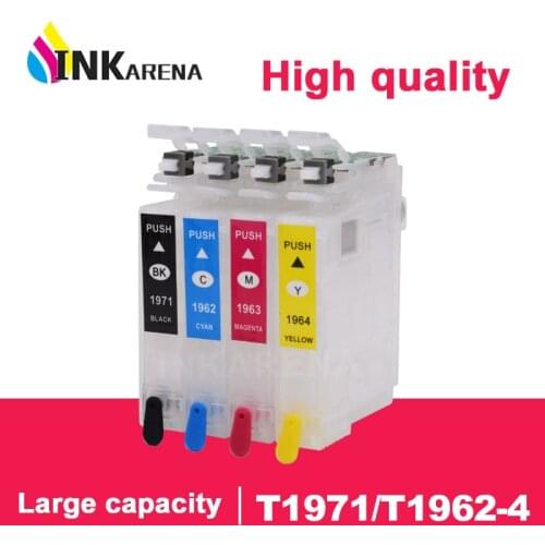 INKARENA T1971 Refillable Printer Ink Cartridge T1961 T1951 For Epson Expression XP 101 201 211 401 204 104 214 411 WF-2532