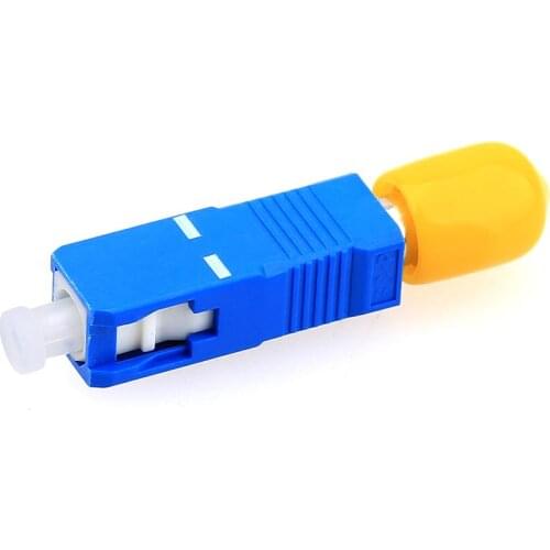 100pcs/lot SC male to ST female hybrid Fiber optic adapter hybrid Fiber connector SC-ST fiber adapter