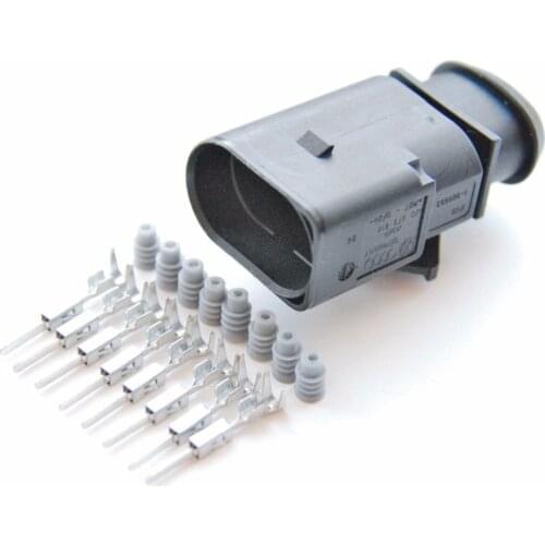 2/4/10pcs/lot 8 Pin/Way Male 1.5mm Automotive Electrical Wire Connector STECKER Plug With Terminal Seal For AUDI VW Skoda VAG