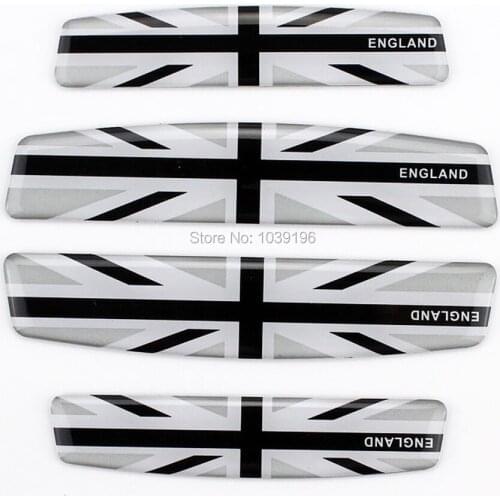 40 x Car Styling Door Edge Guard Protector Strips Anti-collision Anti-scratch Trim Door Guard Stickers For Gray England Flag