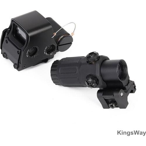 558 Holographic Sight with G33 Highest Quality Magnifying Glass Quick Release Rollover Multiplier Lifting Range Auxiliary Tools