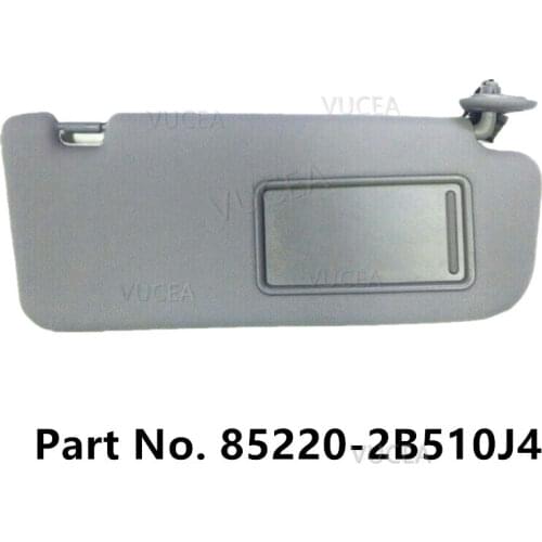 852202B510J4 85220-2B510J4 Sun Visor Gray RH 1 piece For HYUNDAI SANTA FE CM 2007-2009 852202B510 85220-2B510