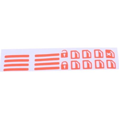Car Door Window Lift Window Button Sticker Car Sticker Luminous Car Styling D7WD