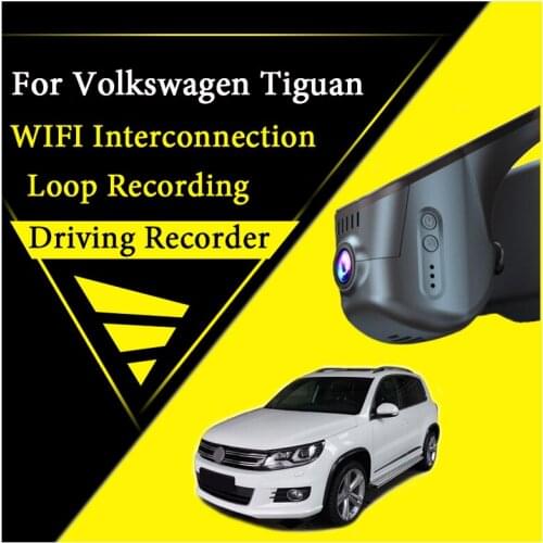 Car Road Record WiFi DVR Dash Camera Driving Video Recorder For Volkswagen VW Tiguan 5N 2007~2017 Recording