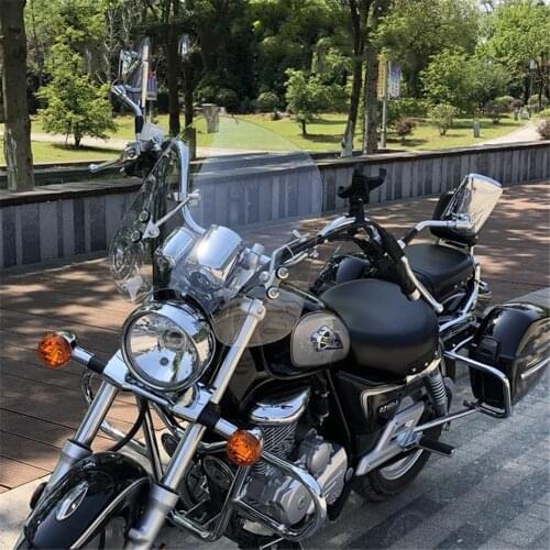 For Suzuki GZ150-A/HS125 QS150 GZ125HSGZ150 GN250 PC Material Modified Motorcycle Windshield Windscreen
