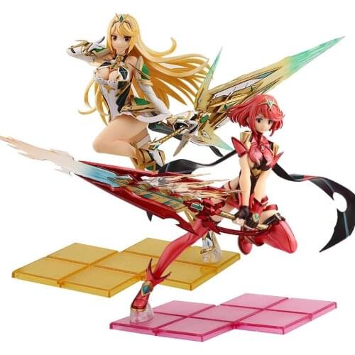 Xenoblade 2 Homura Hikari Chronicles Game Fate Over Pyra Fighting Anime Action Figures Collectible Model Toys