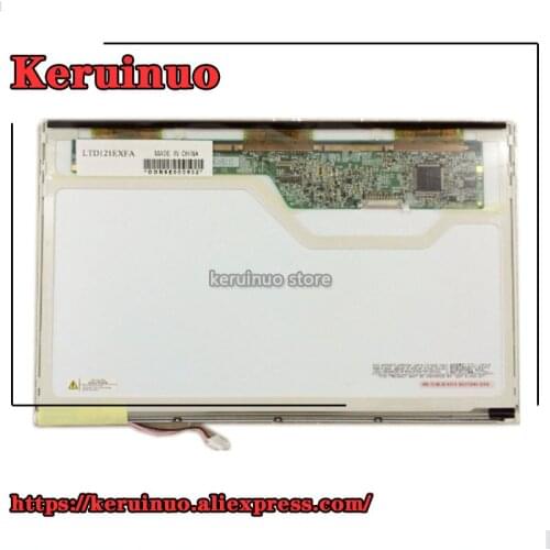 LTD121EXFA fit N121I2-L01 Rev C1 20 PIN XF 12.1 inch Laptop LCD Screen Panel