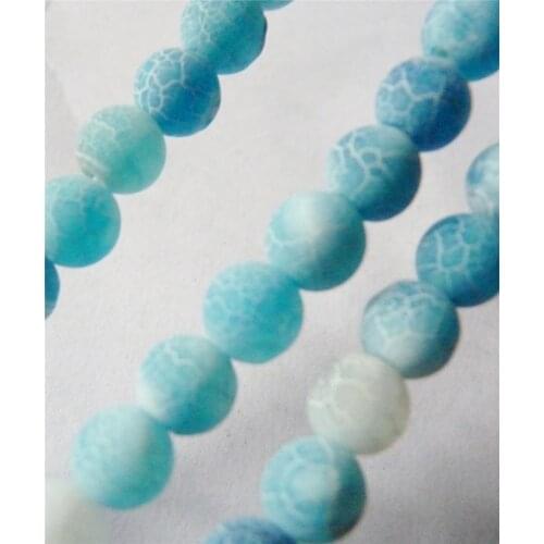 Minimum Order1 ) 6mm Fashion Hot Fire Striped Blue Onyx Loose Beads Accessory Parts Round Beads Fashion Jewelry making design