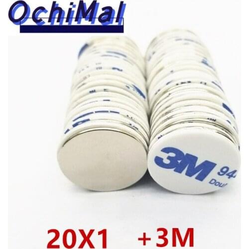N35 Strong Disc NdFeB Magnet 15x3 12x1 10x2 8x6 8x3 18x1 3M double-sided tape Belt with 3M self - adhesive Neodymium Magnets
