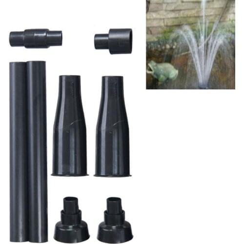 8 Pcs Pump Nozzle Heads Fountain Pump Nozzle Set Water Spray Heads for Pond Fountain Submersible Pump Pool