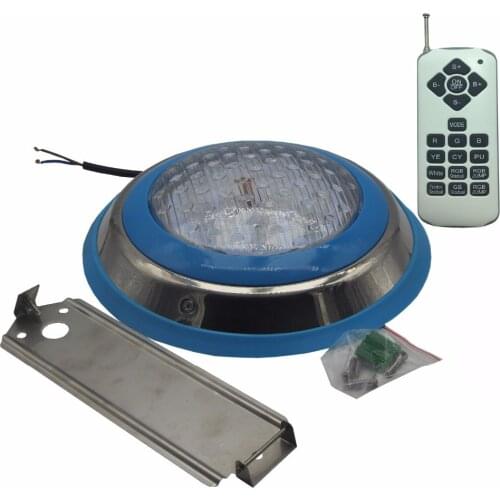 Wall Mount Pool LED Lamp IP 68 Underwater Light AC12V+FB multicolor 18W 36W 45W 65W Stainless Steel Material