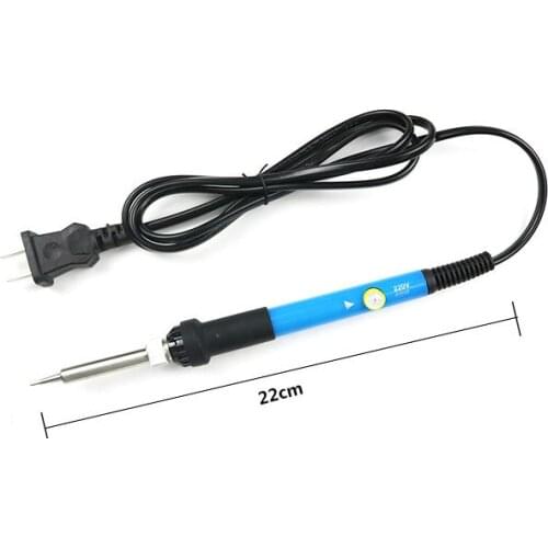 Soldering Iron 60W Adjustable Temperature Electric Solder Iron Rework Station Solder Wire Mini Stand Iron Tips 220v 110v Welding