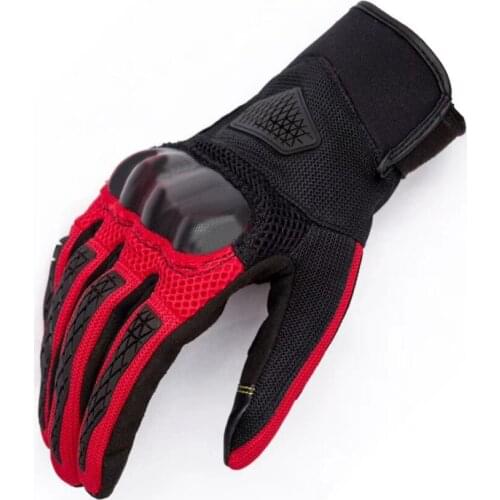 MTB Bike Off-road Mountain Bicycle Motocross Black Red Gloves Airy Lightweight ATV DH Racing Glove