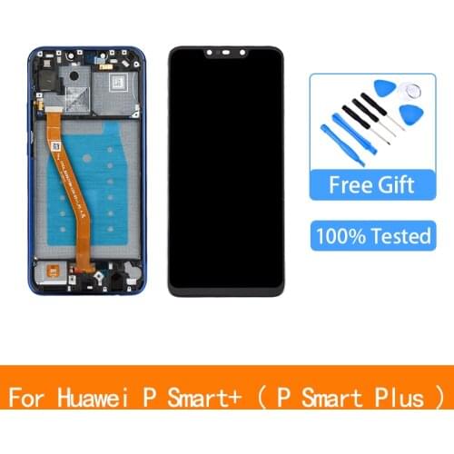 Test Original For Huawei P Smart+ ( P Smart Plus ) INE-LX1 L21 Nova 3i Full LCD DIsplay +Touch Screen Digitizer Assembly+Frame