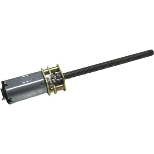 N30 DC Gear Motor 12V Micro Screw M4*55 Screw Thread Micro Motor Low Speed 3V6V High Torque