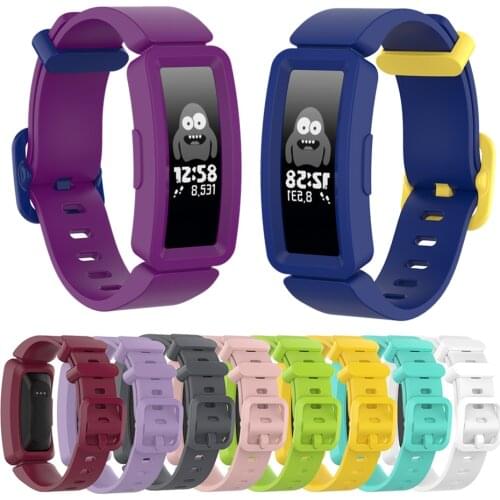 Replacement Soft Silicone Strap For Fitbit ace 2 Kids Smart Watch Band Classic Bracelet For Fitbit Inspire/Inspire HR Wristbands