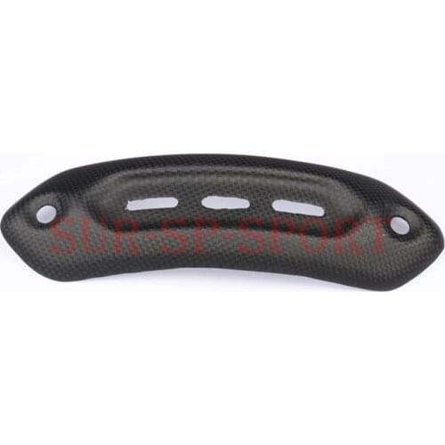 Head Exhaust Heat Shield Cover For Hypemotard Hyperstrada 821 Full Carbon Fiber 100