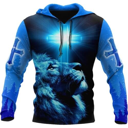 Mens Hoodie Premium Christian Jesus 3D All Over Printed Unisex Sweatshirt For Men/women Autumn Casual Pullover Zipper Streetwear