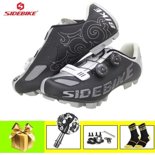 SIDEBIKE Sapatilha Ciclismo Mtb Cycling Shoes 2019 Men Women Outdoor Superstar SPD Pedals Self-locking Breathable Mtb Sneakers