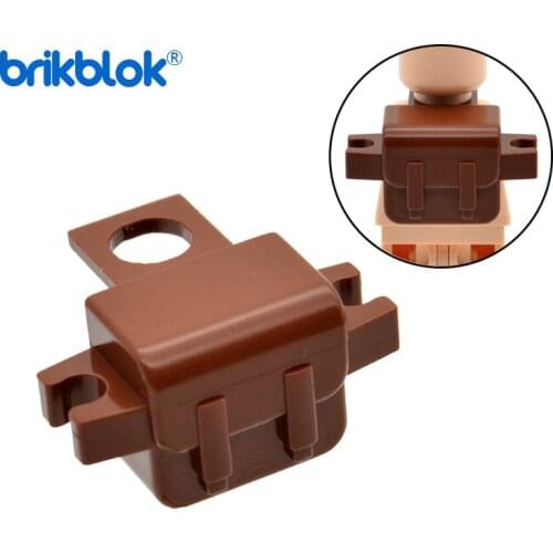 10pcs/lot Military Backpacks with 2 Clips MOC Model Building Blocks Bricks Parts 2524 Toys for Children