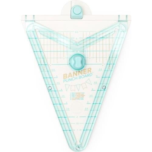 We R Memory Keepers Banner Punch Board Flag Scratch Board Scrapbook Decoration Birthday Party Decoration