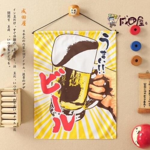 Japanese style decoration hanging flag valance door curtain beer Japan sushi restaurant bar coffee house home kichen window