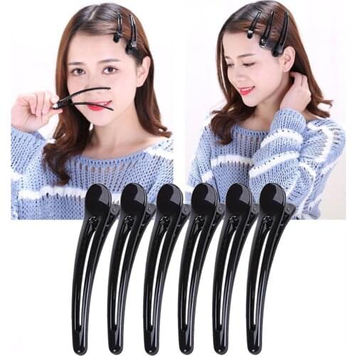 5/6pcs Holding Hair Styling Clip Hairdressing Flat Duck Mouth Hair Clips Clamps Claw Bow Hairpins Hair Styling Accessories