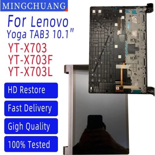 Original New 10.1 Inch For Lenovo Yoga Tab 3 10 Plus YT-X703 YT-X703F YT-X703L LCD Display +Touch Screen Digitizer Assembly