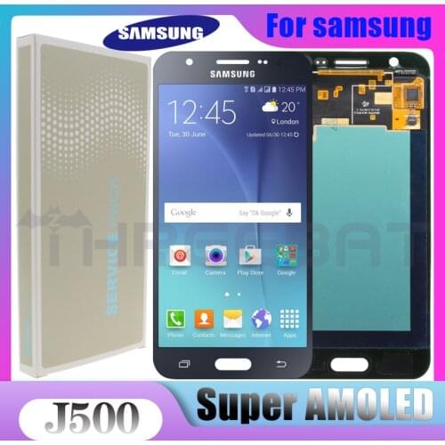 SUPER AMOLED 5.2'' LCD For Samsung Galaxy J5 LCD For Samsung J5 J500 J500F J500FN J500Y J500M LCD Display Touch Screen Digitizer