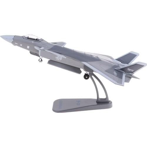 1:100 Alloy China Airforce J-20 Airplane Aircraft Fighter Toy Model Diecast Plane Model Toy Home Decoration