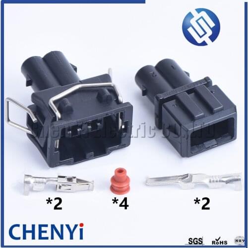 1 set 2 Pin 3.5mm 357 972 762 / 357 972 752 Female Male Automotive Waterproof Wiring Harness Connector Auto Socket