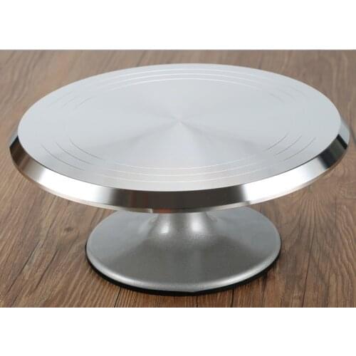 12 inch High quality cake rack craft turntable platform cake turntable rotating cake baking decoration tool nozzle spatula