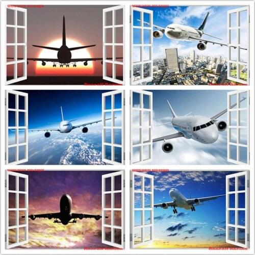 5d diamond painting full square airplant diy diamond embroidery full set 5d diamond art kit mosaic diamond embroidery full set