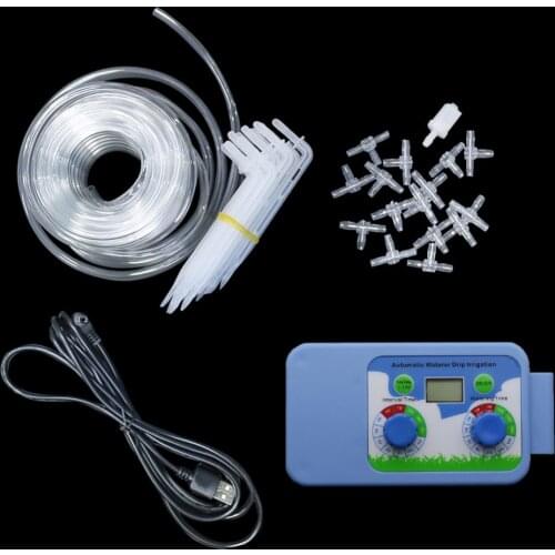 Utomatic Watering Timer Kit with hose Dripper Filter Home Office Potted plant Water Pump Timer watering kit 1 Set