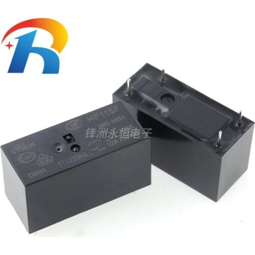 Free shipping 5PCS/LOT Original New JQX-115F-005-1HS1 HF115F-005-1HS1 HF115F-012-1HS1 JQX HF115F-024-1HS1 4PIN 12A Relay