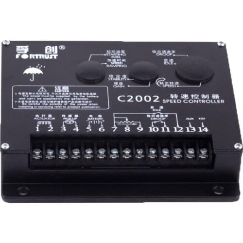 Free Shipping Original Fortrust C2002 Speed Controller Diesel Generator Set Engine Speed Control Board