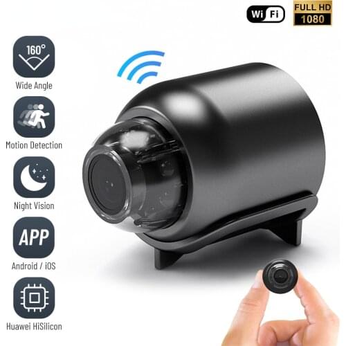 1080p Mini IP Camera Wireless HD Surveillance Camera with Wifi Home Security Remote Surveillance Baby Monitor Backstage Alarm