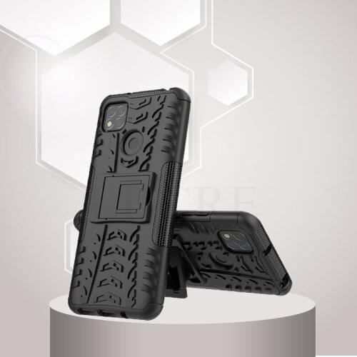 For Xiaomi Redmi 9C Case Armor Rubber Silicone Phone Kickstand Case Cover For Xiaomi Redmi 9A Cover For Redmi 9 Redmi Note 8 Pro