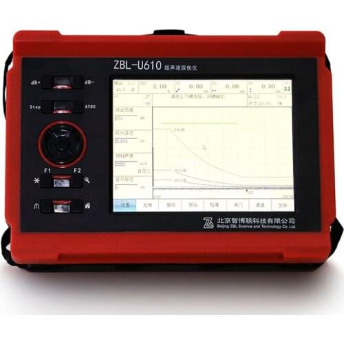 ZBL-U610 Digital Ultrasonic Flaw Detector Detection Range 20000mm 5.7inch Touch Screen