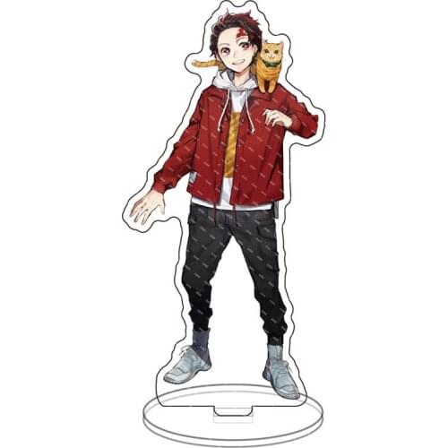 Demon Slayer Tanjirou Nezuko Tomioka Giyuu Zenitsu Acrylic Stand Figure Desktop Decor Collection Model Toy Doll Gifts Cosplay