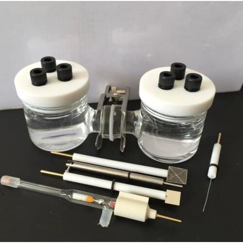 An electrolytic cell, a H convertible membrane, a sealed electrolytic cell, a 50ml electrolytic cell and a matching electrode