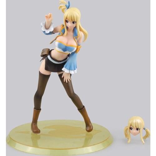 Anime Sexy Girls Fairy Tail Lucy Heartfilia Figure 1/8 Scale Painted PVC Action Figure Collectible Model Adult Toys Doll Gift