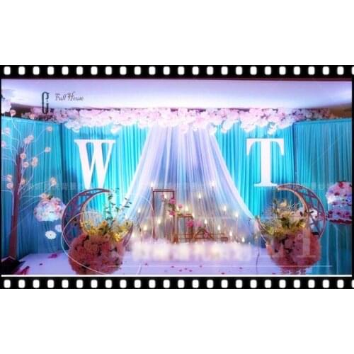Hot Sale stage background Wedding Backdrop Curtain Beautiful Decorations 6m*3m Background Scene Party Supplies 127